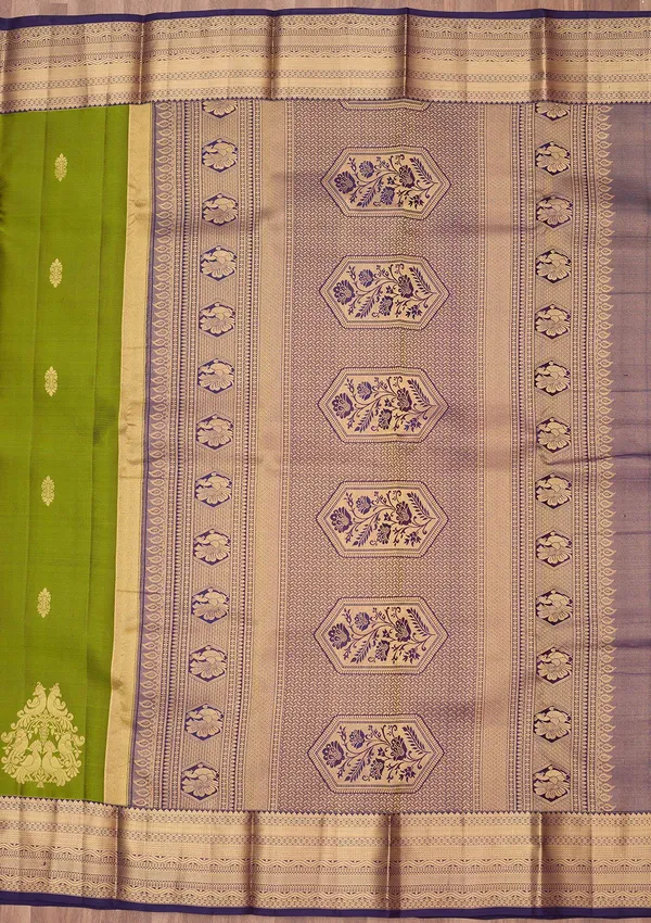 Mehendi_Zariwork_Gold_Silk_Silk_Saree
