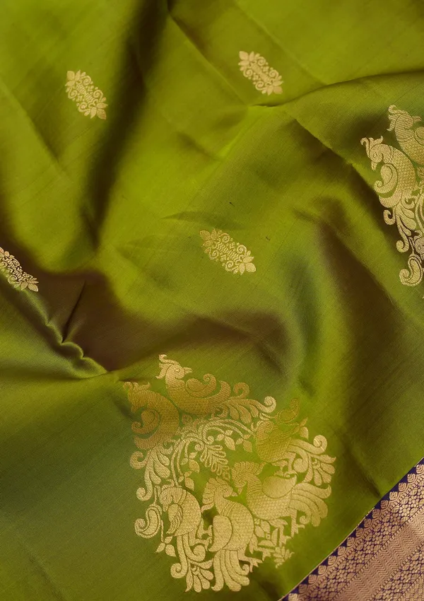 Mehendi_Zariwork_Gold_Silk_Silk_Saree
