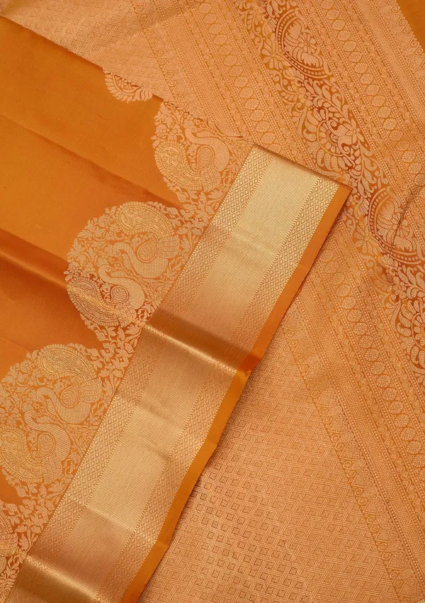 Mustard_Zariwork_Gold_Pure_Silk_Silk_Saree