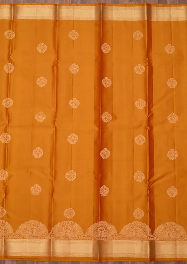 Mustard_Zariwork_Gold_Pure_Silk_Silk_Saree