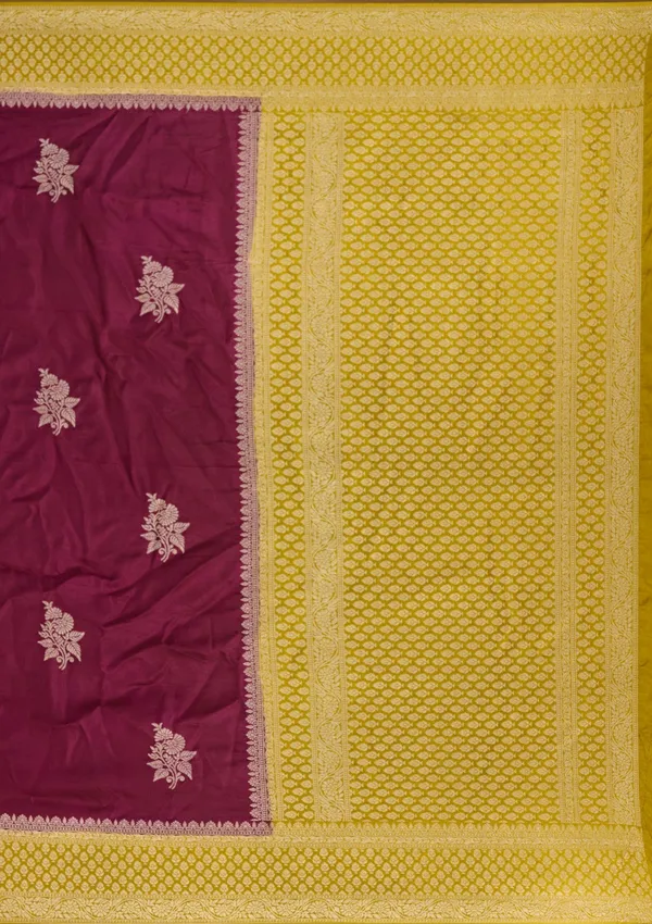 Wine_Zariwork_Silver_Art_Silk_Silk_Saree