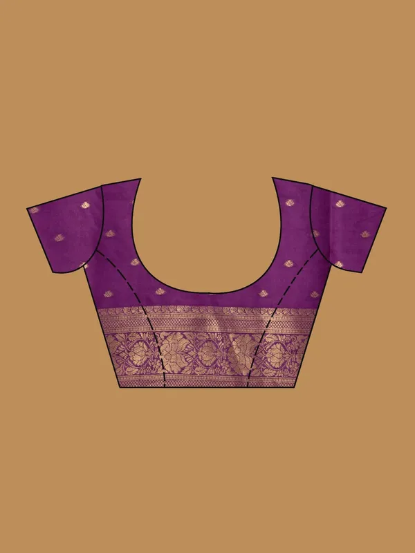 Violet_Zariwork_Gold_Art_Silk_Silk_Saree