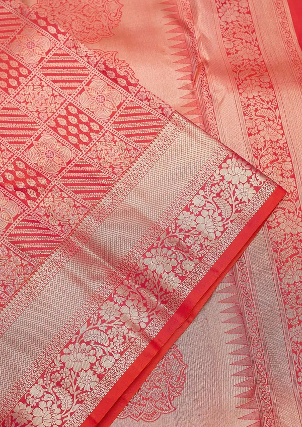 Orange_Zariwork_Gold_Pure_Silk_Silk_Saree
