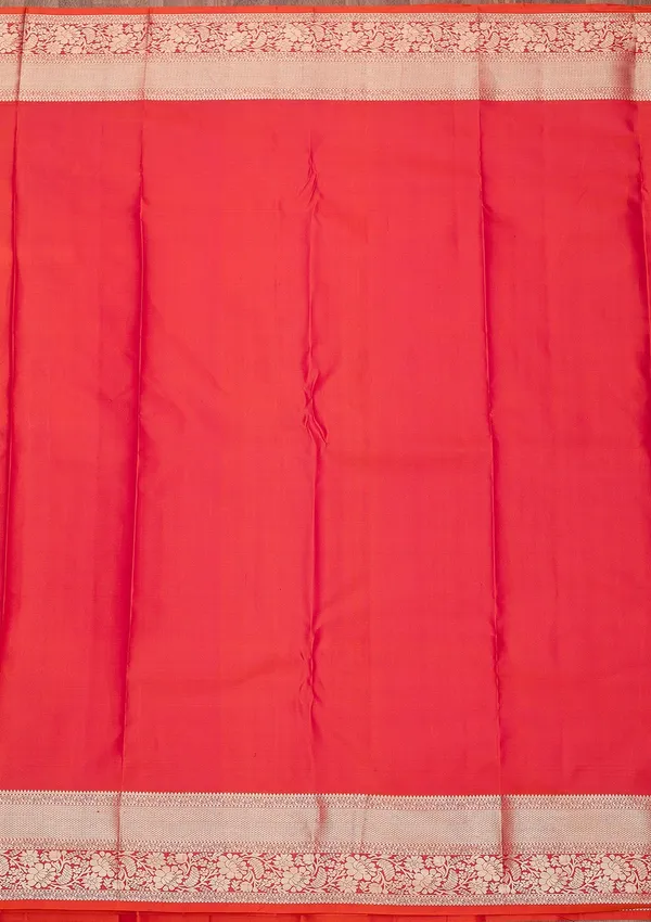 Orange_Zariwork_Gold_Pure_Silk_Silk_Saree