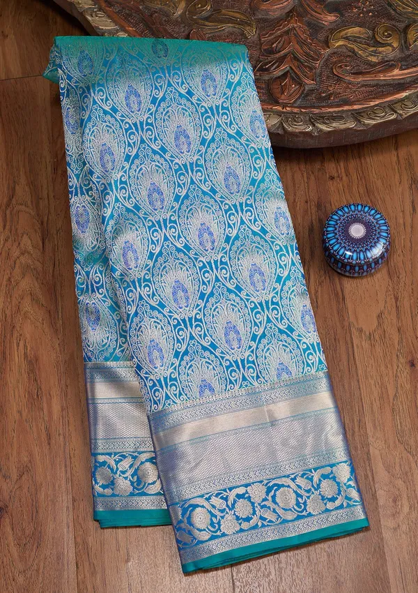 Royal_Blue_Zariwork_Gold_Pure_Silk_Silk_Saree