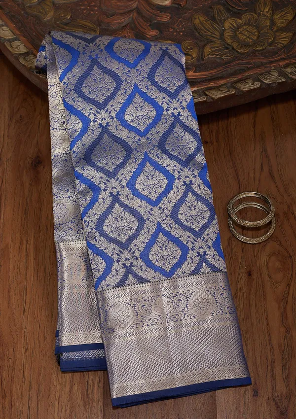 Royal_Blue_Zariwork_Gold_Pure_Silk_Silk_Saree