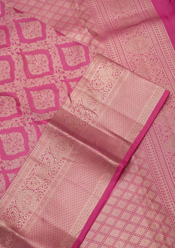 Pink_Zariwork_Gold_Pure_Silk_Silk_Saree