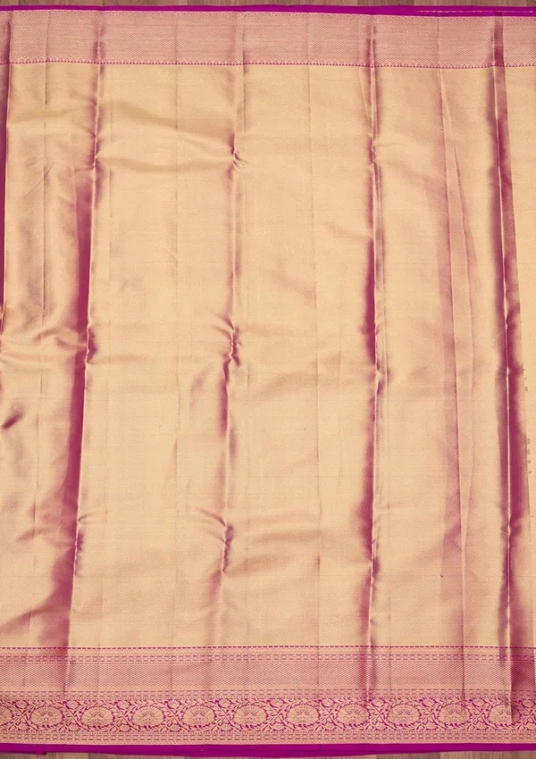 Magenta_Pink_Zariwork_Gold_Silk_Silk_Saree