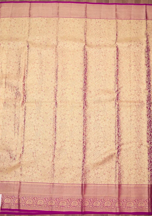 Magenta_Pink_Zariwork_Gold_Silk_Silk_Saree