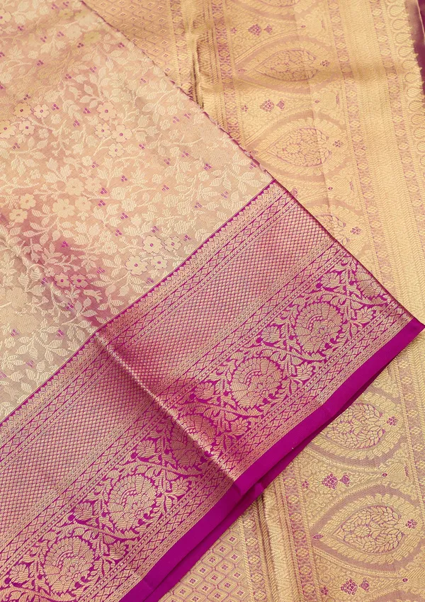 Magenta_Pink_Zariwork_Gold_Silk_Silk_Saree