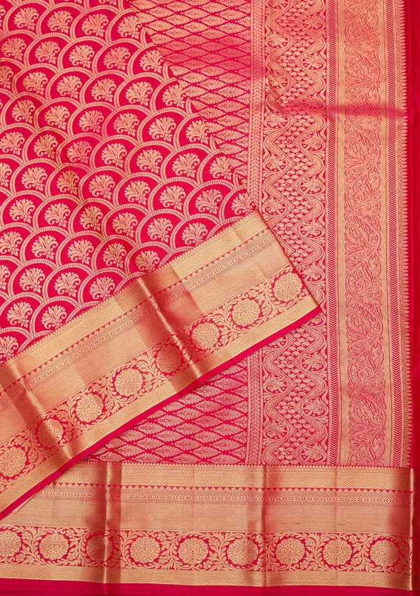 Rani_Pink_Zariwork_Gold_Pure_Silk_Silk_Saree