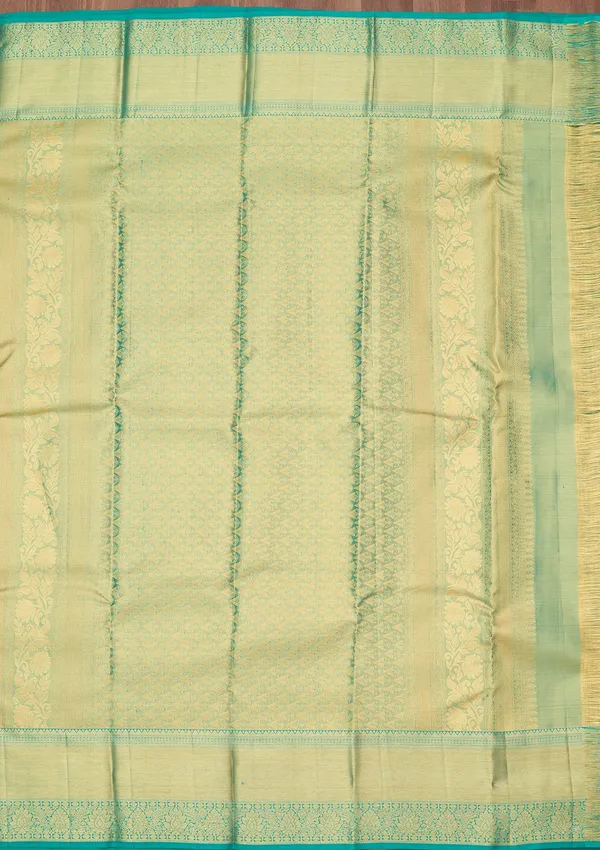 Rama_Green_Zariwork_Gold_Silk_Silk_Saree