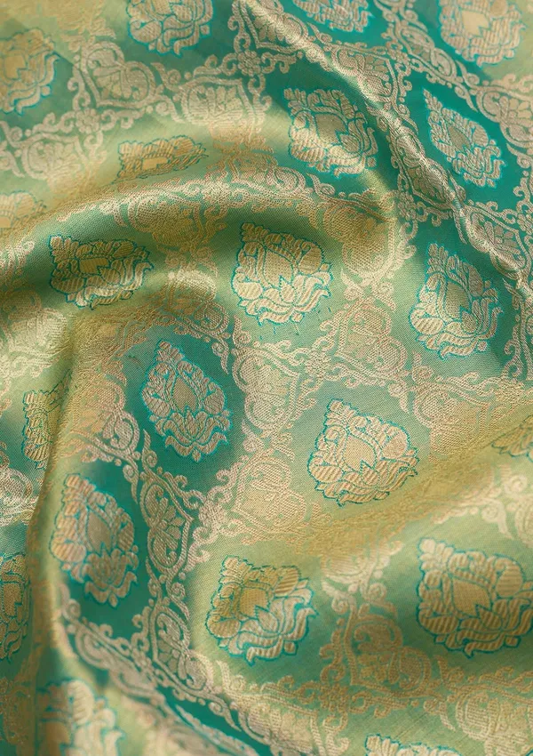 Rama_Green_Zariwork_Gold_Silk_Silk_Saree