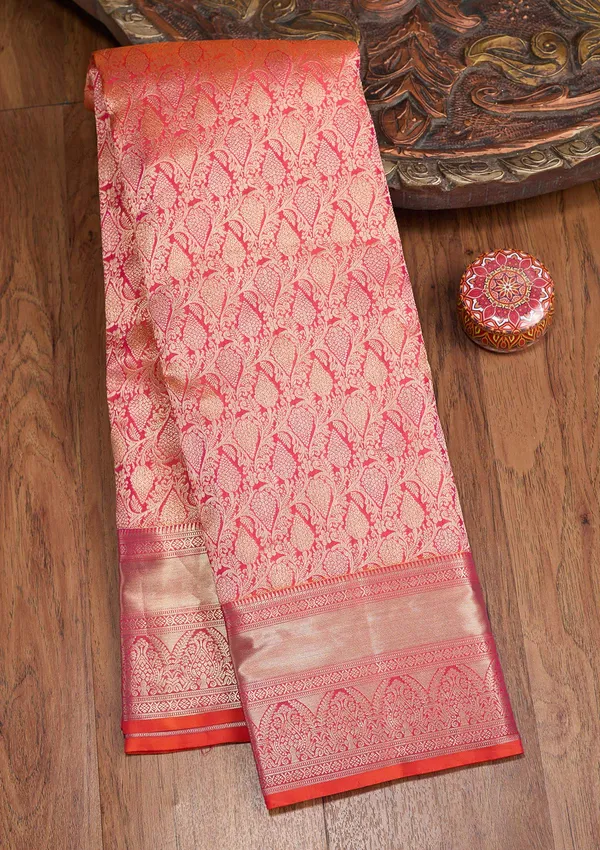 Orange_Zariwork_Gold_Silk_Silk_Saree
