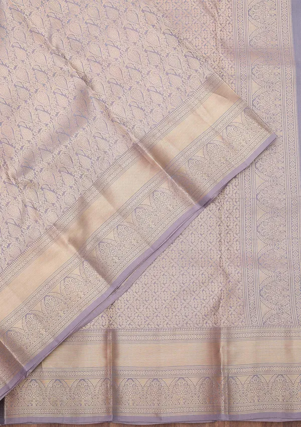 Grey_Zariwork_Silver_Silk_Silk_Saree
