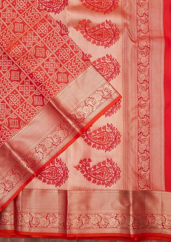 Orange_Zariwork_Gold_Silk_Silk_Saree