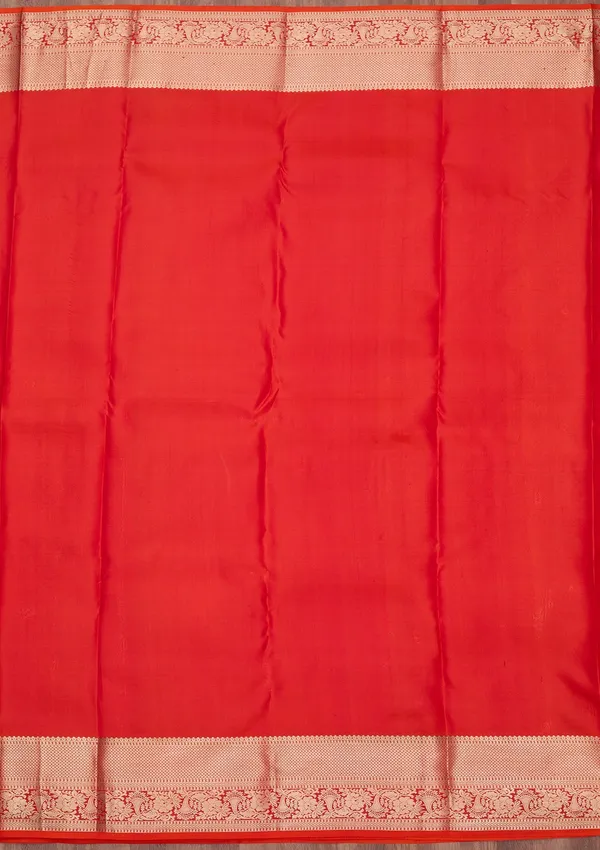 Orange_Zariwork_Gold_Silk_Silk_Saree