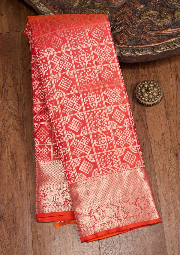 Orange_Zariwork_Gold_Silk_Silk_Saree