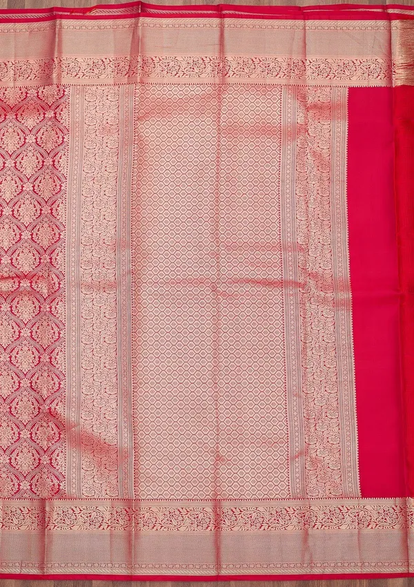 Rani_Pink_Zariwork_Gold_Silk_Silk_Saree