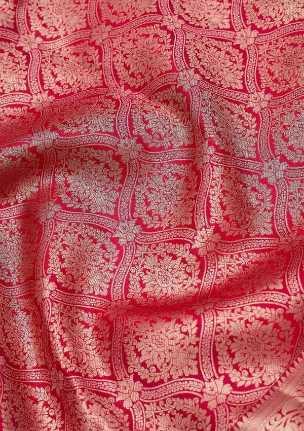 Rani_Pink_Zariwork_Gold_Silk_Silk_Saree