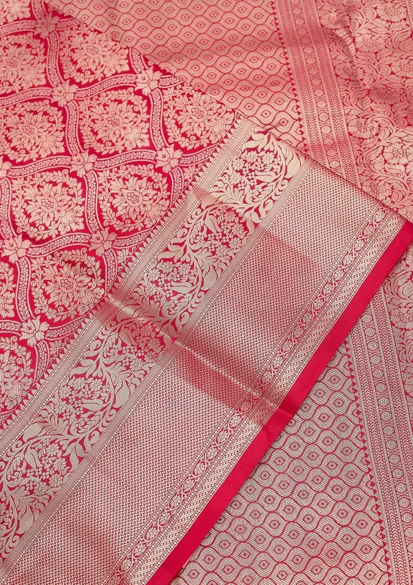 Rani_Pink_Zariwork_Gold_Silk_Silk_Saree