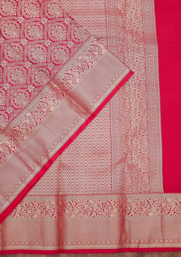 Rani_Pink_Zariwork_Gold_Silk_Silk_Saree