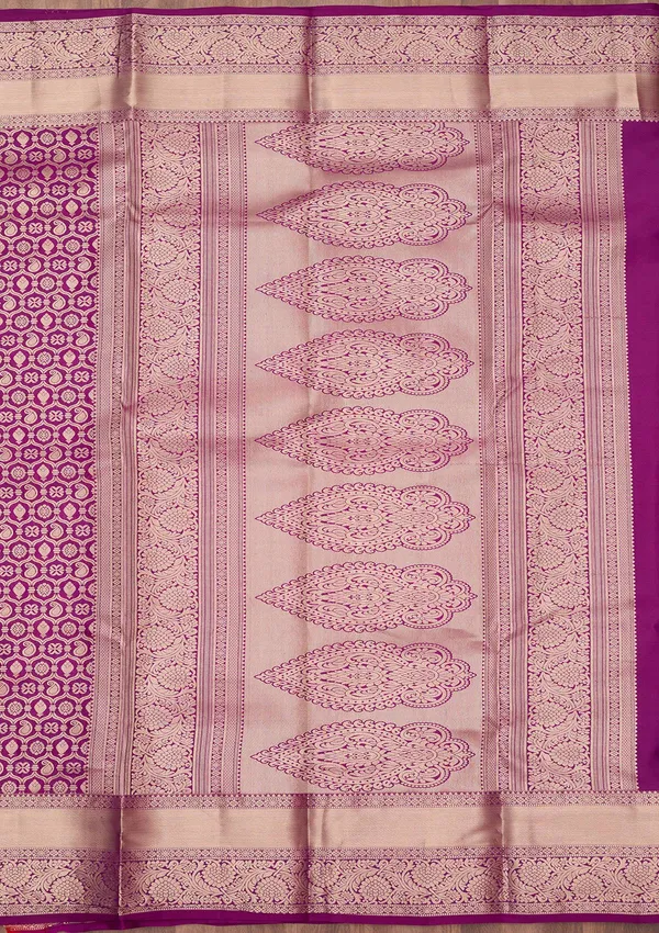 Purple_Zariwork_Silver_Silk_Silk_Saree