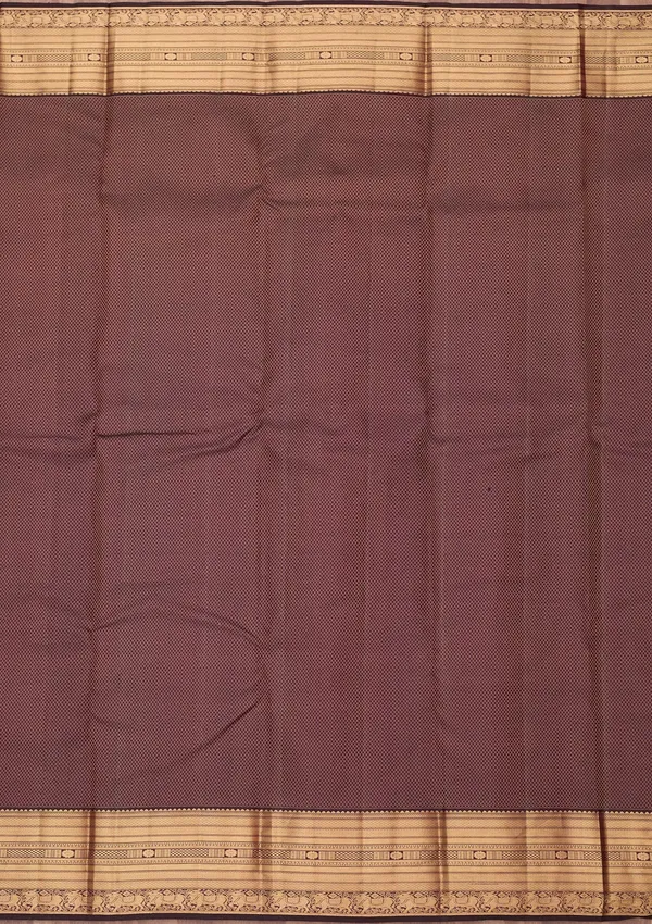 Rust_Zariwork_Gold_Silk_Silk_Saree