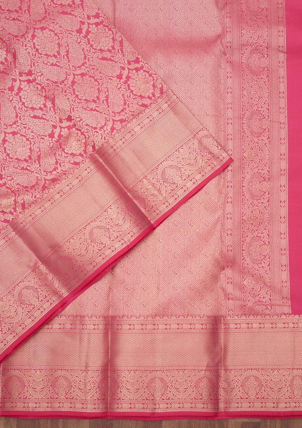 Pink_Zariwork_Silver_Silk_Silk_Saree