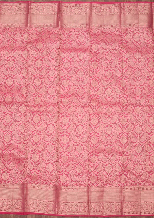Pink_Zariwork_Silver_Silk_Silk_Saree