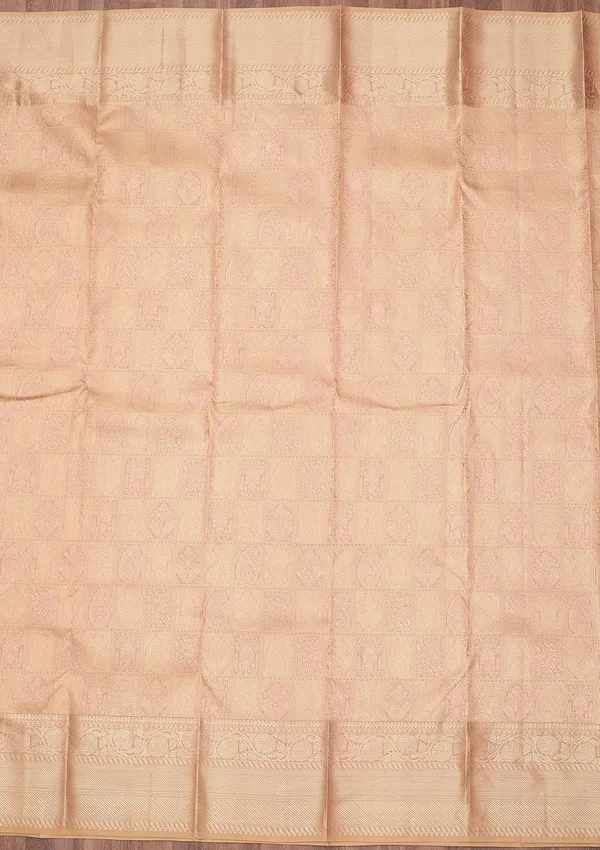 Beige_Zariwork_Silver_Silk_Silk_Saree