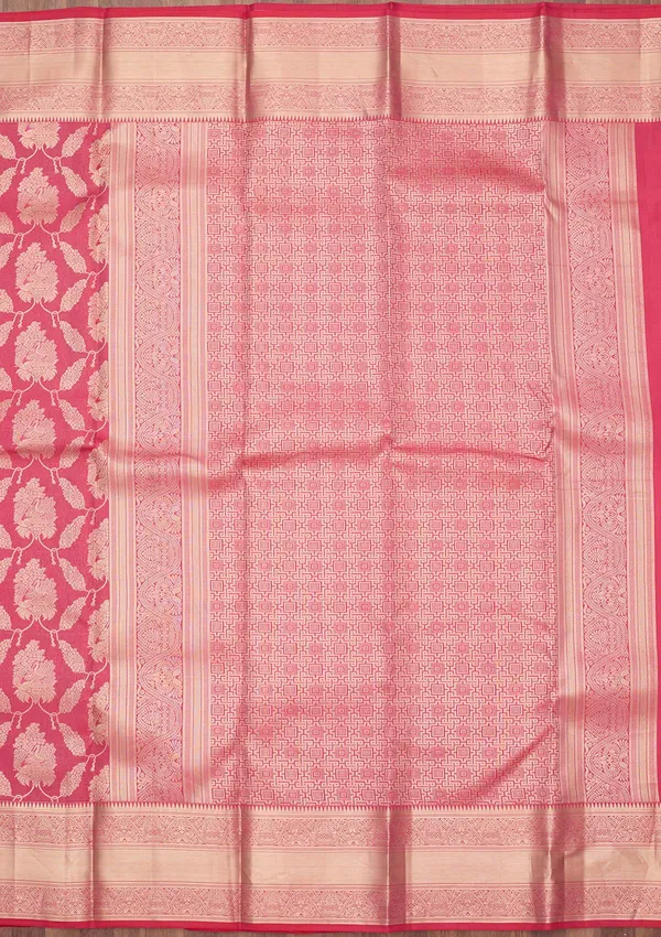 Pink_Zariwork_Gold_Silk_Silk_Saree