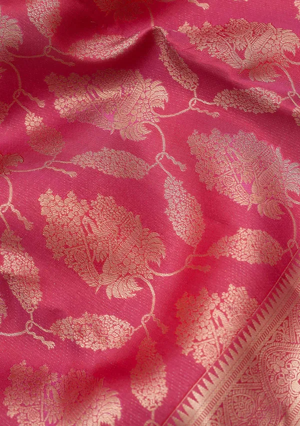 Pink_Zariwork_Gold_Silk_Silk_Saree