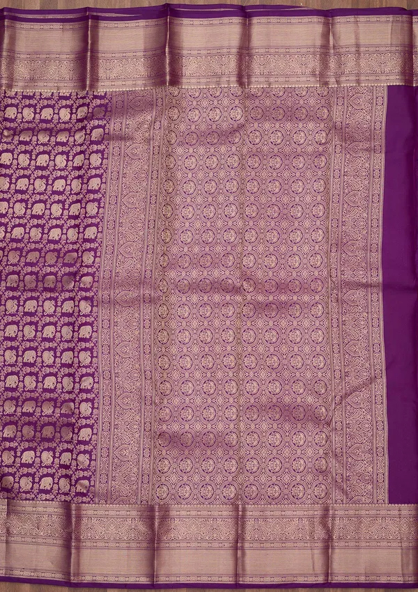 Purple_Zariwork_Silver_Silk_Silk_Saree