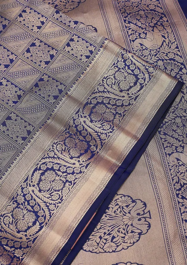 Navy_Blue_Zariwork_Gold_Silk_Silk_Saree