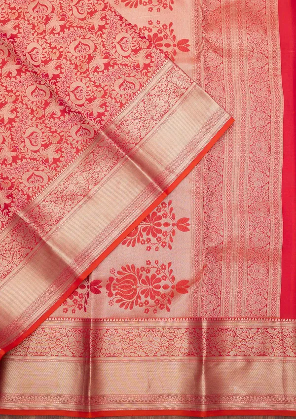 Orange_Zariwork_Gold_Silk_Silk_Saree