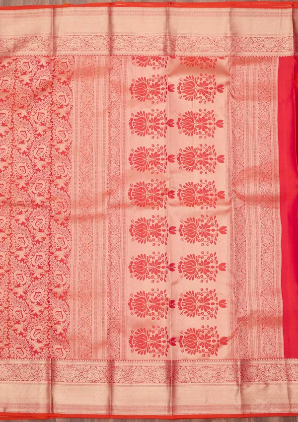Orange_Zariwork_Gold_Silk_Silk_Saree