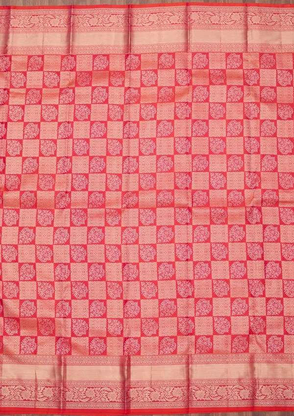 Orange_Zariwork_Gold_Silk_Silk_Saree
