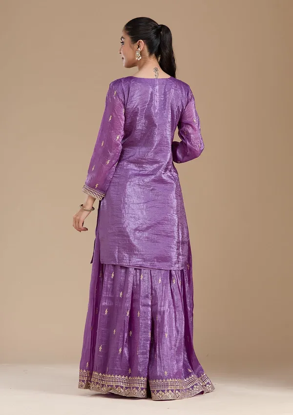 Purple_Zariwork_Gold_Soft_Raw_Silk_Readymade_Salwar_Suit