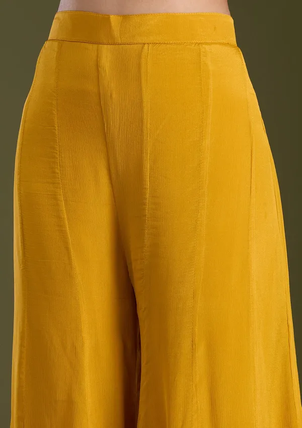 Mustard_Yellow_Sequins_Soft_Raw_Silk_Readymade_Salwar_Suit
