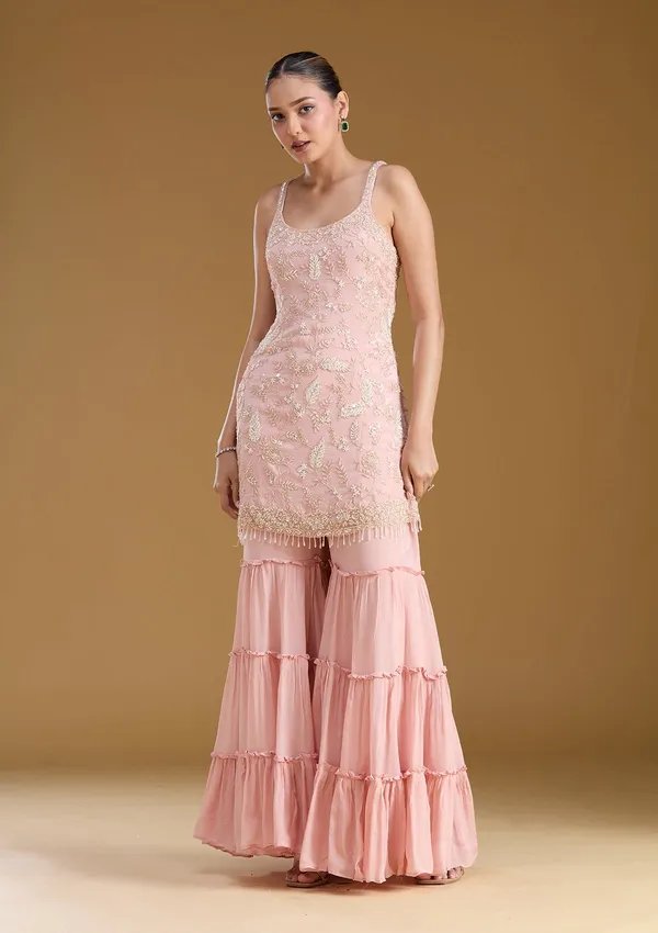 Pink_Threadwork_Crepe_Readymade_Salwar_Suit