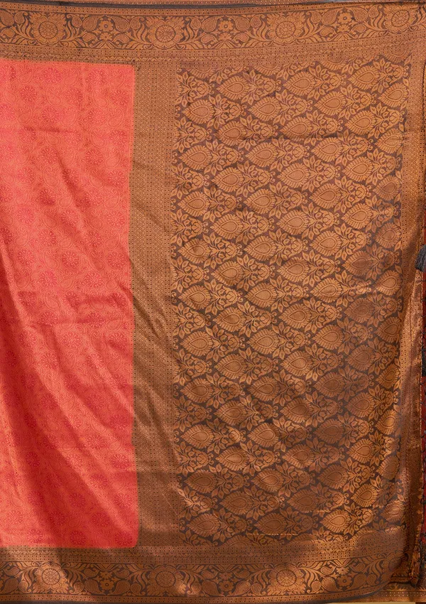 Maroon_Zariwork_Gold_Silk_Silk_Saree