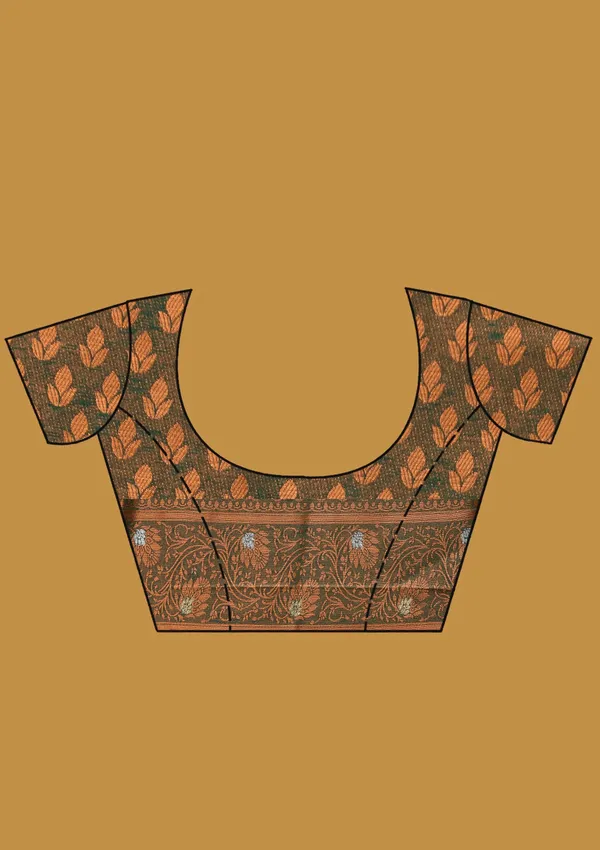 Mehendi_Zariwork_Silver_Silk_Silk_Saree