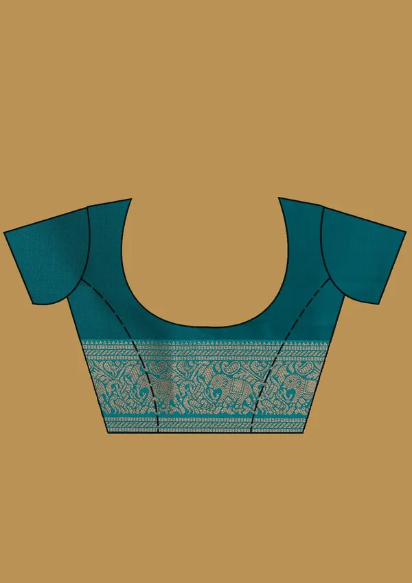 Navy_Blue_Zariwork_Gold_Silk_Silk_Saree