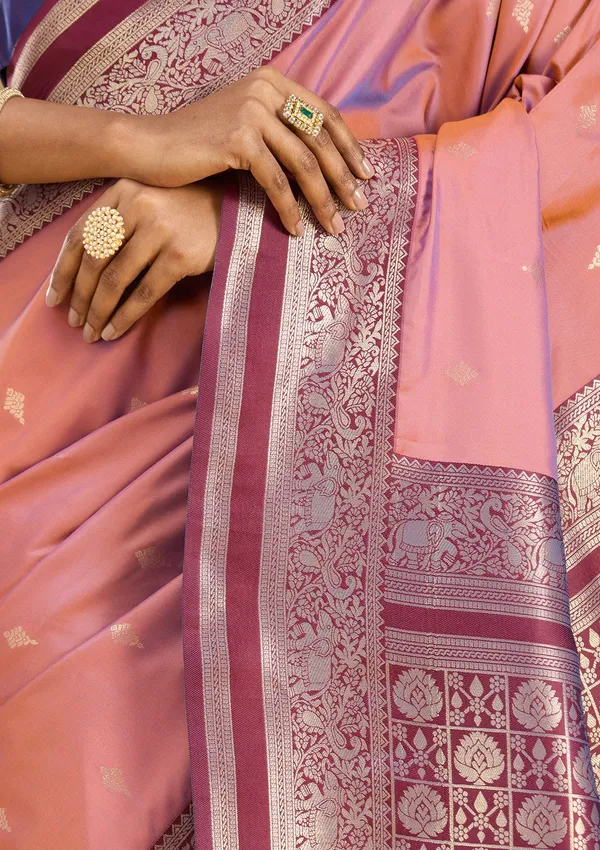 Onion_Pink_Zariwork_Gold_Silk_Silk_Saree