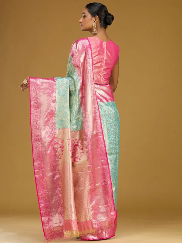 Mehendi_Zariwork_Gold_Silk_Silk_Saree