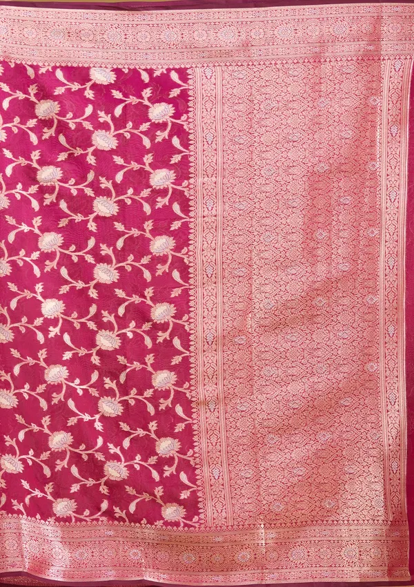 Wine_Zariwork_Art_Silk_Silk_Saree