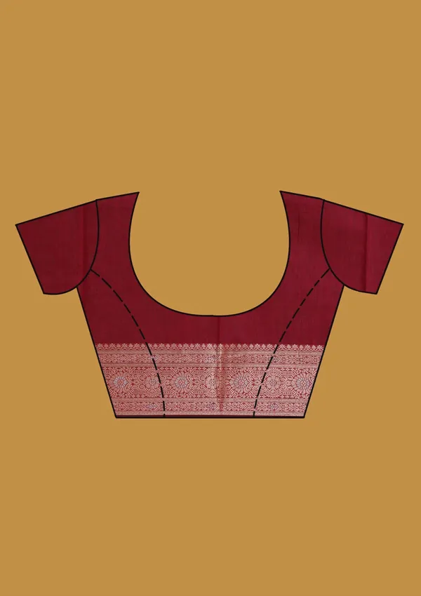 Wine_Zariwork_Art_Silk_Silk_Saree