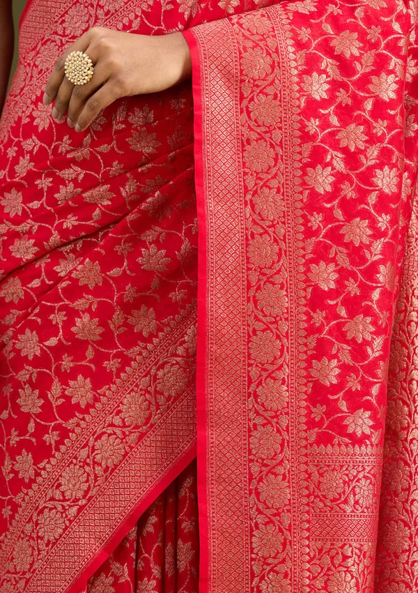 Red_Zariwork_Gold_Silk_Silk_Saree