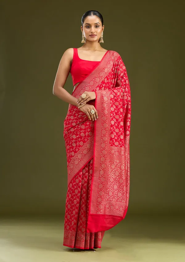 Red_Zariwork_Gold_Silk_Silk_Saree